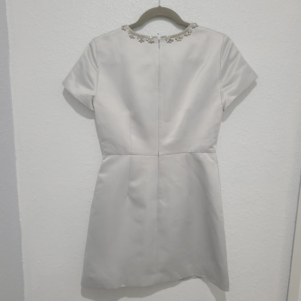J Crew Collection embellished A-line dress in duchesse satin CF847 Size 0 NWT